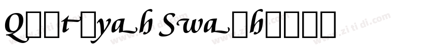 Qibtiyah Swash字体转换